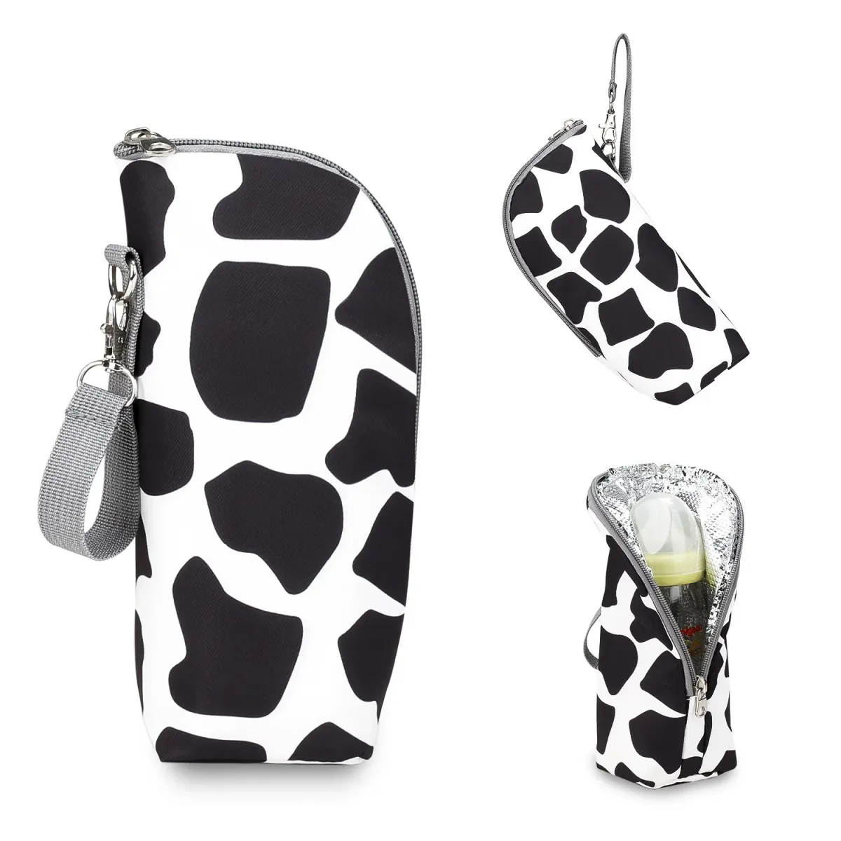 Portable Baby Bottle Bag Insulated Warmer for Stroller Outing - Aluminum Mold Lunch Bag for Drinks & Snacks, 22x8x7cm showcase 11