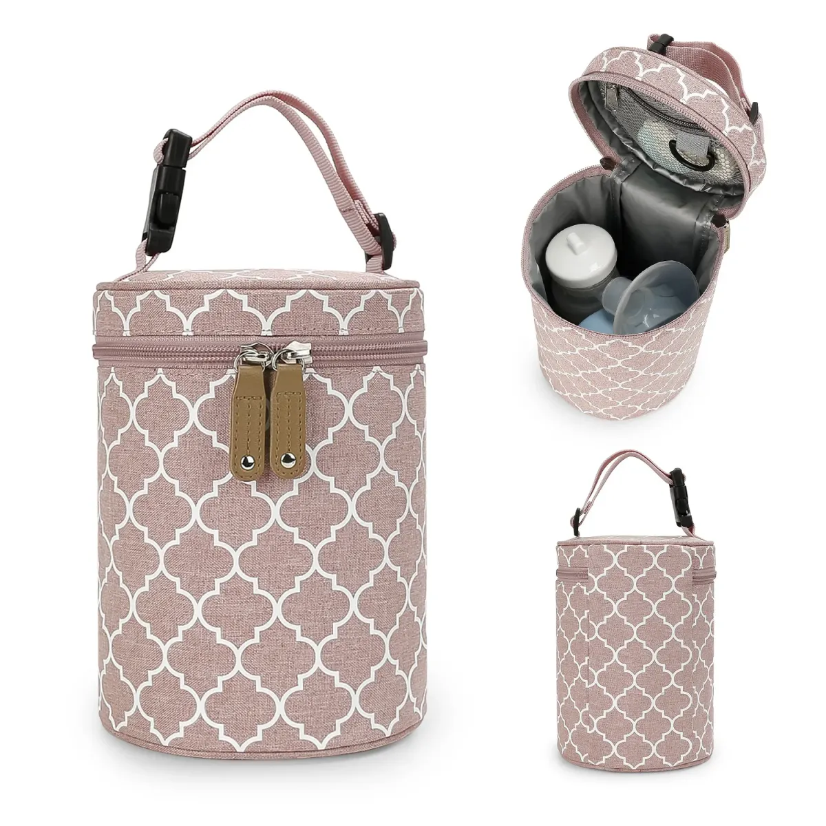 Portable Baby Bottle Warmer Bag Insulated Milk Heater Keeper Thermal Bag for Infant Feeding, Durable Nylon with Detachable Buckle for Stroller, Perfect for On-the-Go Parents in Ghana showcase 3