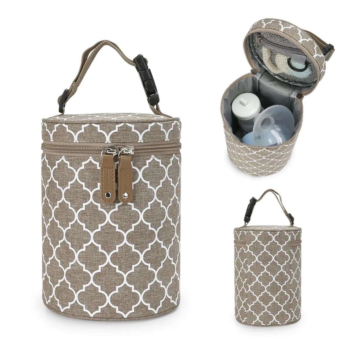 Portable Baby Bottle Warmer Bag Insulated Milk Heater Keeper Thermal Bag for Infant Feeding, Durable Nylon with Detachable Buckle for Stroller, Perfect for On-the-Go Parents in Ghana showcase 12