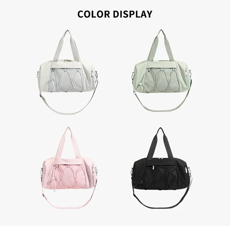 Large Women's Fitness Gym Sport Tote Bag - Waterproof Dry Wet Compartment, Shoe Pocket, Travel Duffel Shoulder Bag for Swimming & Training showcase 2