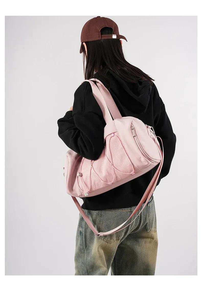 Large Women's Fitness Gym Sport Tote Bag - Waterproof Dry Wet Compartment, Shoe Pocket, Travel Duffel Shoulder Bag for Swimming & Training showcase 15