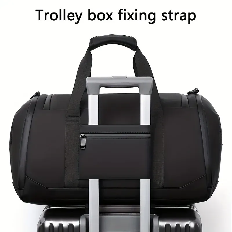 Large Capacity Travel Duffel Bag - Durable Oxford Cloth, Spacious Overnight Sports Gym Bag with Multiple Compartments, Ideal for Weekends & Travel thumbnail 6