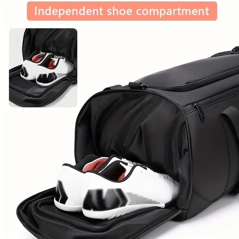 Large Capacity Travel Duffel Bag - Durable Oxford Cloth, Spacious Overnight Sports Gym Bag with Multiple Compartments, Ideal for Weekends & Travel thumbnail 5