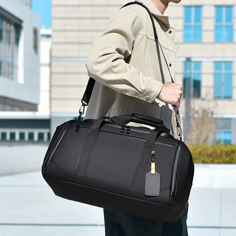 Large Capacity Travel Duffel Bag - Durable Oxford Cloth, Spacious Overnight Sports Gym Bag with Multiple Compartments, Ideal for Weekends & Travel showcase 8