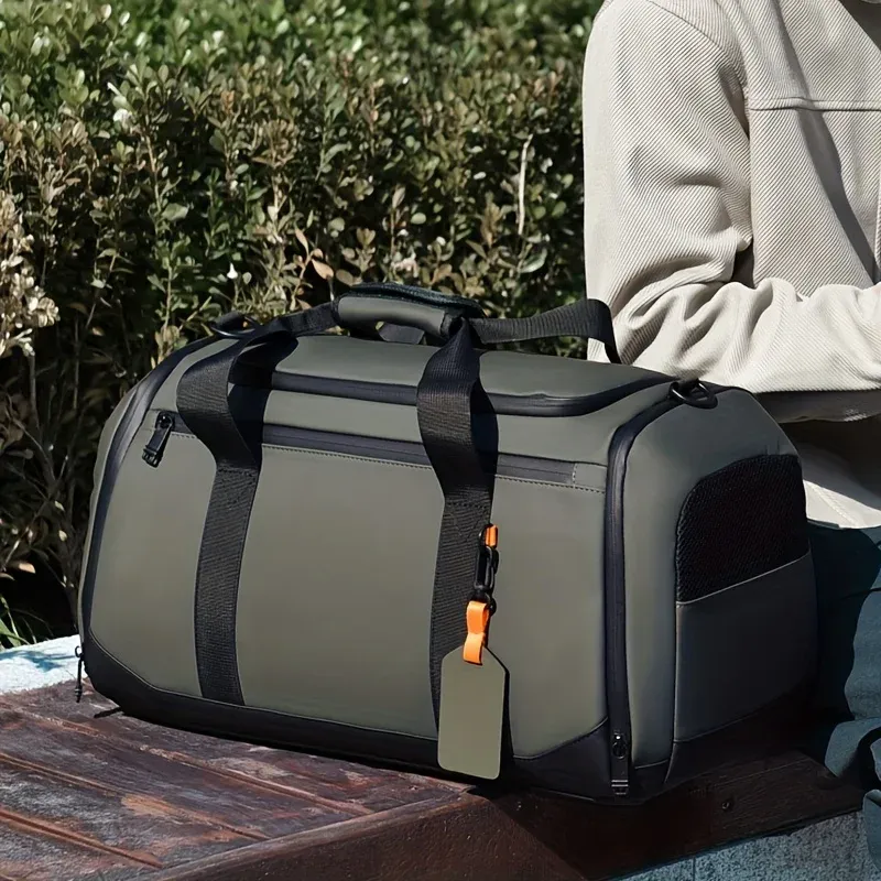 Large Capacity Travel Duffel Bag - Durable Oxford Cloth, Spacious Overnight Sports Gym Bag with Multiple Compartments, Ideal for Weekends & Travel showcase 11