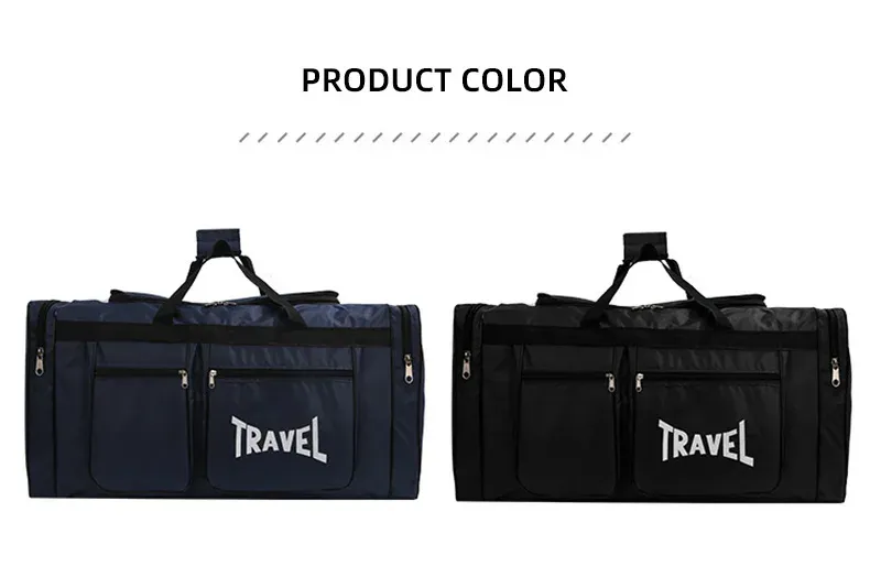 80L Foldable Waterproof Duffel Bag for Travel & Sports - Large Capacity, Wear-Resistant, Portable Business Handbag for Men & Women showcase 2
