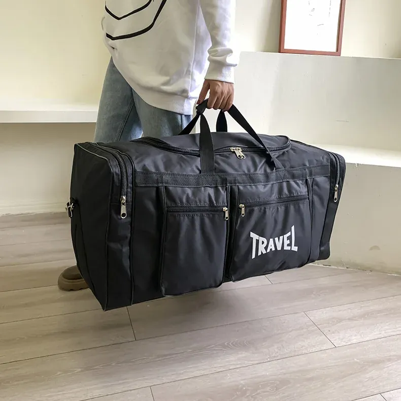 80L Foldable Waterproof Duffel Bag for Travel & Sports - Large Capacity, Wear-Resistant, Portable Business Handbag for Men & Women showcase 15
