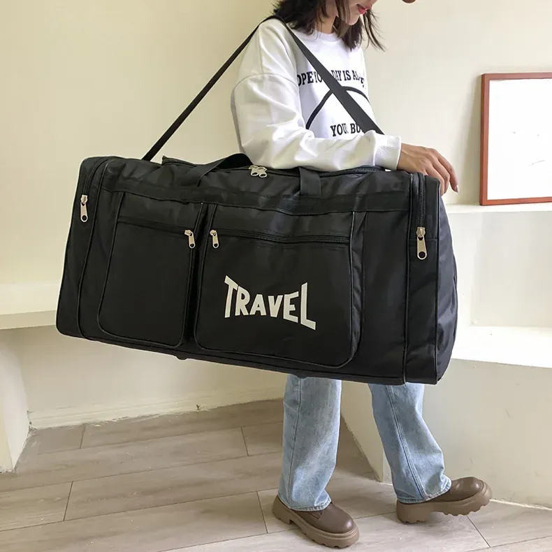 80L Foldable Waterproof Duffel Bag for Travel & Sports - Large Capacity, Wear-Resistant, Portable Business Handbag for Men & Women showcase 19