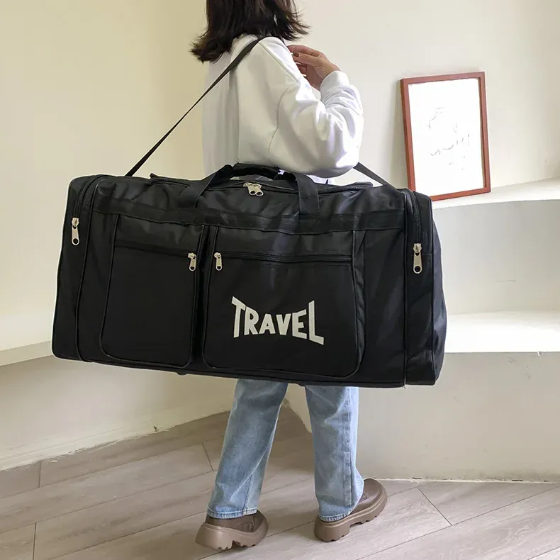 80L Foldable Waterproof Duffel Bag for Travel & Sports - Large Capacity, Wear-Resistant, Portable Business Handbag for Men & Women showcase 20