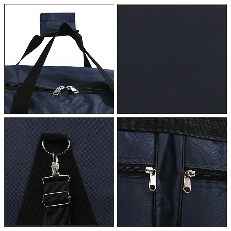 80L Foldable Waterproof Duffel Bag for Travel & Sports - Large Capacity, Wear-Resistant, Portable Business Handbag for Men & Women thumbnail 5