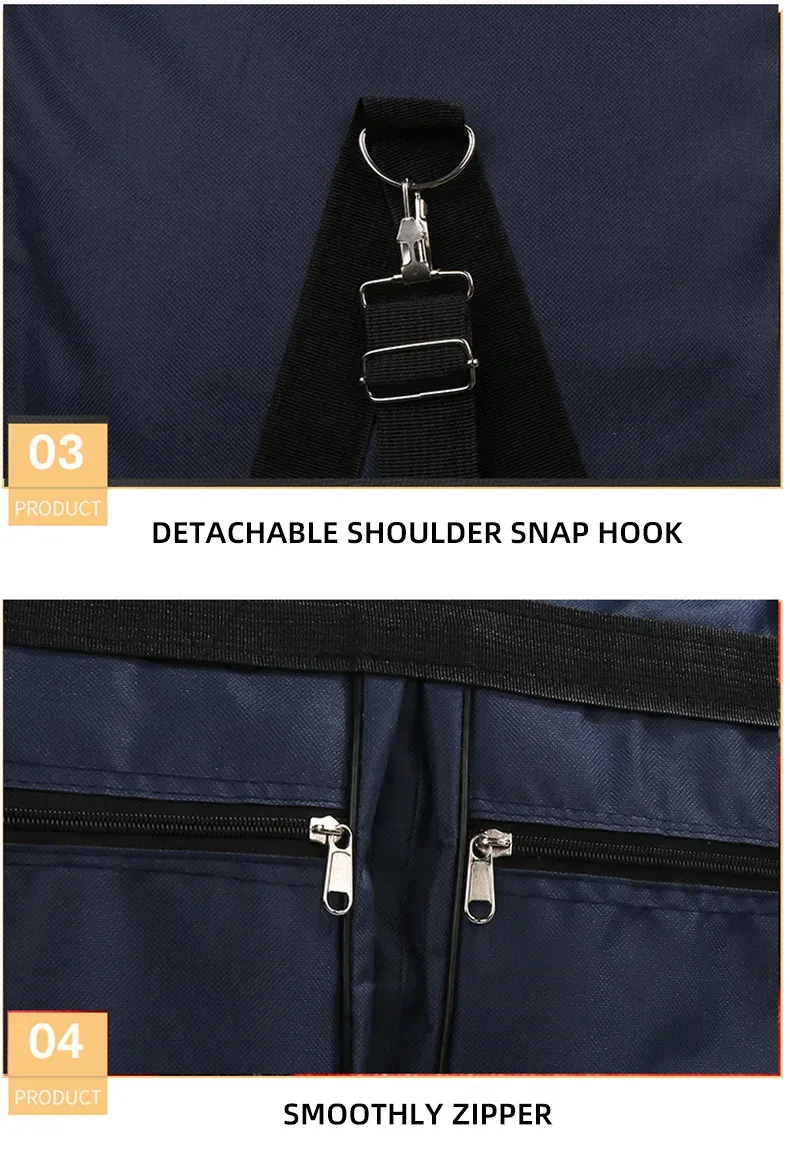 80L Foldable Waterproof Duffel Bag for Travel & Sports - Large Capacity, Wear-Resistant, Portable Business Handbag for Men & Women showcase 22