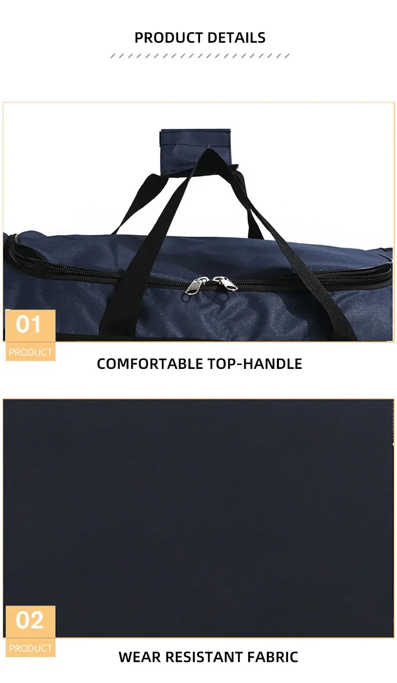 80L Foldable Waterproof Duffel Bag for Travel & Sports - Large Capacity, Wear-Resistant, Portable Business Handbag for Men & Women showcase 21