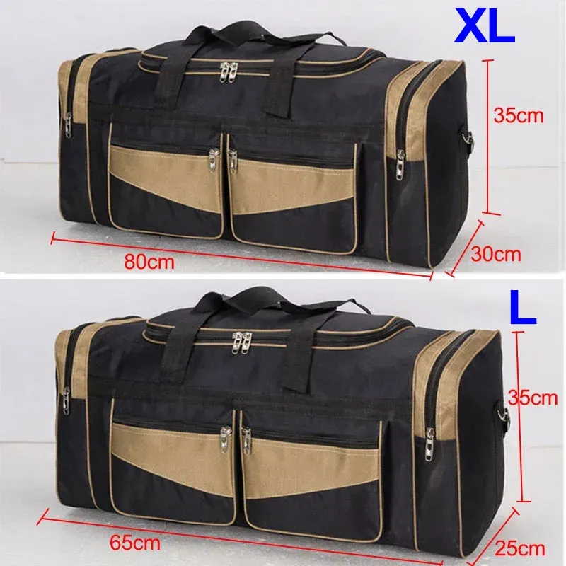 Large Capacity Travel Duffel Bag for Men & Women - Waterproof Nylon Gym Fitness Handbag for Sports, Outdoor, and Long Distance Travel showcase 2