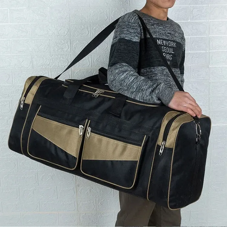 Large Capacity Travel Duffel Bag for Men & Women - Waterproof Nylon Gym Fitness Handbag for Sports, Outdoor, and Long Distance Travel showcase 3