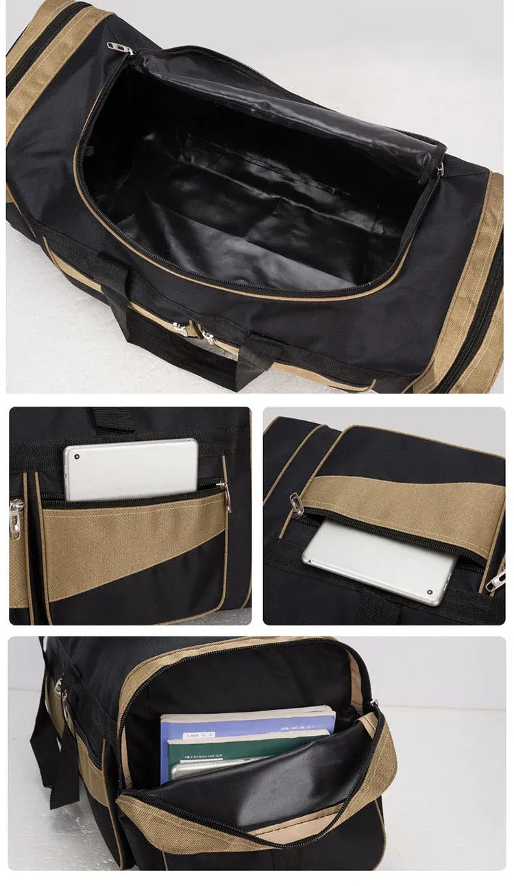 Large Capacity Travel Duffel Bag for Men & Women - Waterproof Nylon Gym Fitness Handbag for Sports, Outdoor, and Long Distance Travel showcase 9
