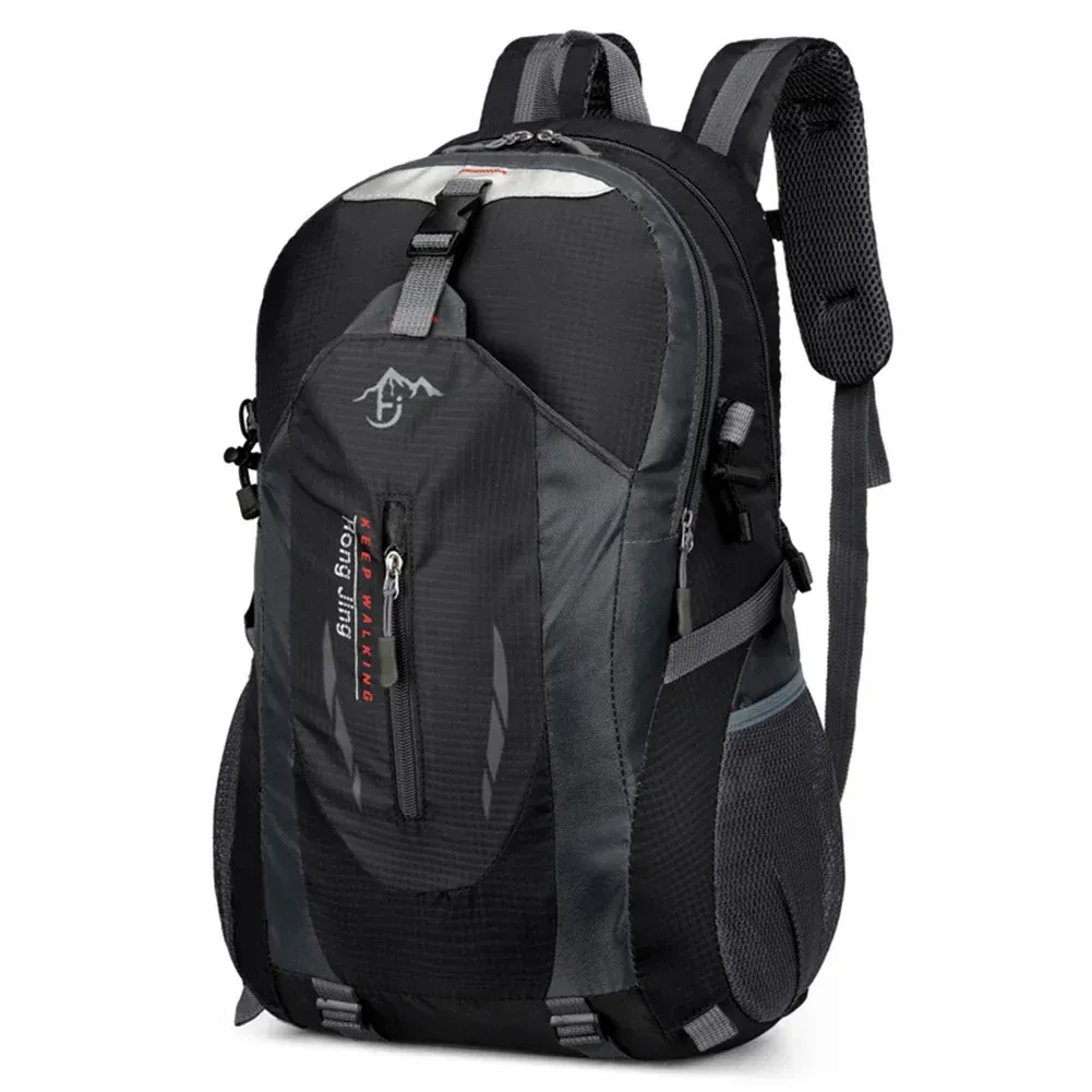 40L Waterproof Outdoor Sports Backpack for Men & Women - Ideal for Hiking, Travel, Cycling, Motorcycle, Trekking, Fishing - Durable Polyester with Reflective Tape showcase 11