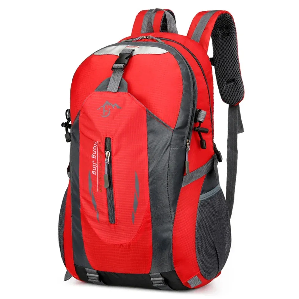40L Waterproof Outdoor Sports Backpack for Men & Women - Ideal for Hiking, Travel, Cycling, Motorcycle, Trekking, Fishing - Durable Polyester with Reflective Tape showcase 12