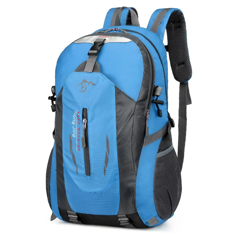40L Waterproof Outdoor Sports Backpack for Men & Women - Ideal for Hiking, Travel, Cycling, Motorcycle, Trekking, Fishing - Durable Polyester with Reflective Tape showcase 9