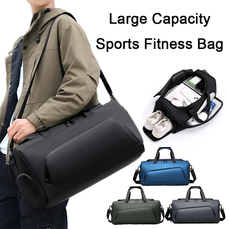 Large Capacity Sports Gym Bag for Men & Women, Portable Travel Duffel with Shoe Storage Compartment, Multi-Compartment Weekender Bag for Vacation & Fitness thumbnail 1