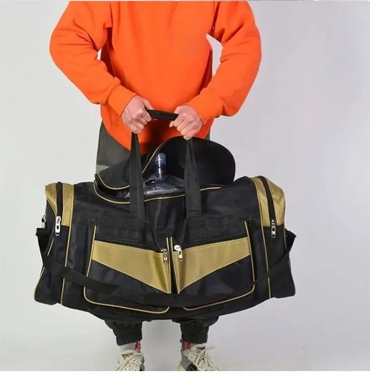 Large Capacity Travel Duffel Bag for Men & Women | Gym Fitness Sports Training Outdoor Shoulder Handbag | Long Distance Travel Storage | Nylon Material showcase 4