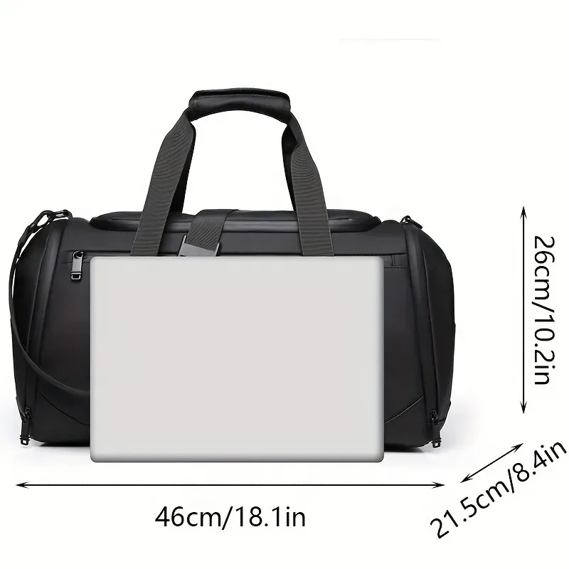Large Capacity Travel Duffel Bag - Durable Oxford Cloth, Spacious Overnight Sports Gym Bag with Multiple Compartments for Men & Women thumbnail 3
