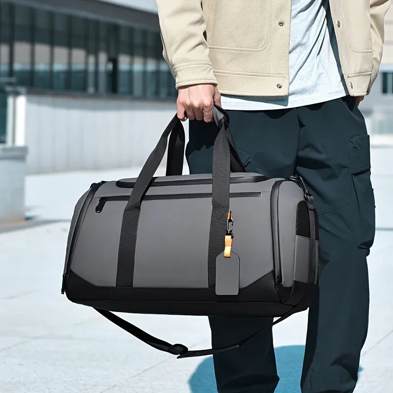 Large Capacity Travel Duffel Bag - Durable Oxford Cloth, Spacious Overnight Sports Gym Bag with Multiple Compartments for Men & Women showcase 9