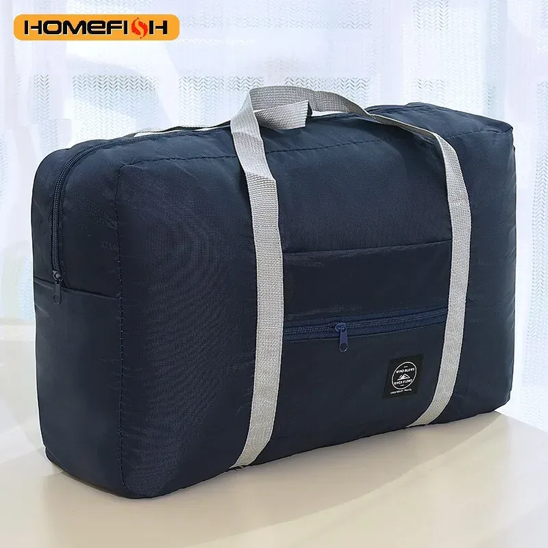 HOMEFISH Foldable Travel Duffel Bag for Women - Lightweight Large Capacity Carry-On for Weekend Trips & Overnight Stays thumbnail 1