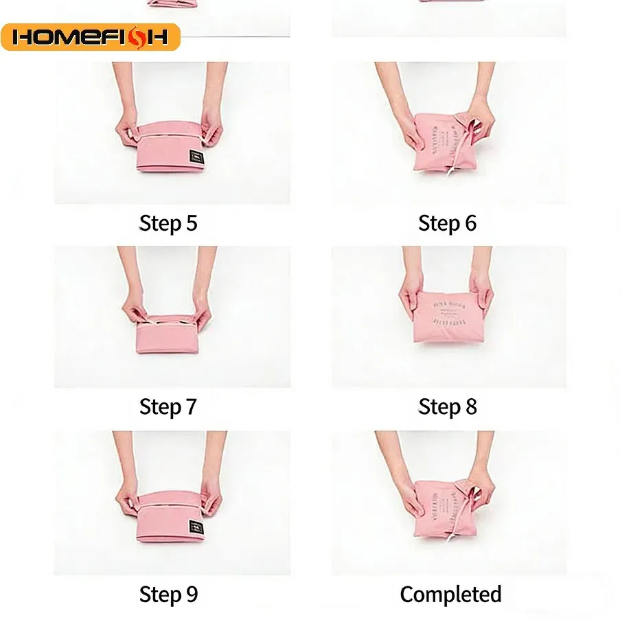HOMEFISH Foldable Travel Duffel Bag for Women - Lightweight Large Capacity Carry-On for Weekend Trips & Overnight Stays showcase 7