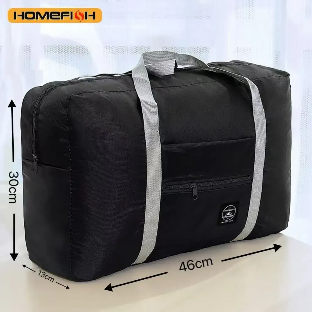 HOMEFISH Foldable Travel Duffel Bag for Women - Lightweight Large Capacity Carry-On for Weekend Trips & Overnight Stays showcase 4