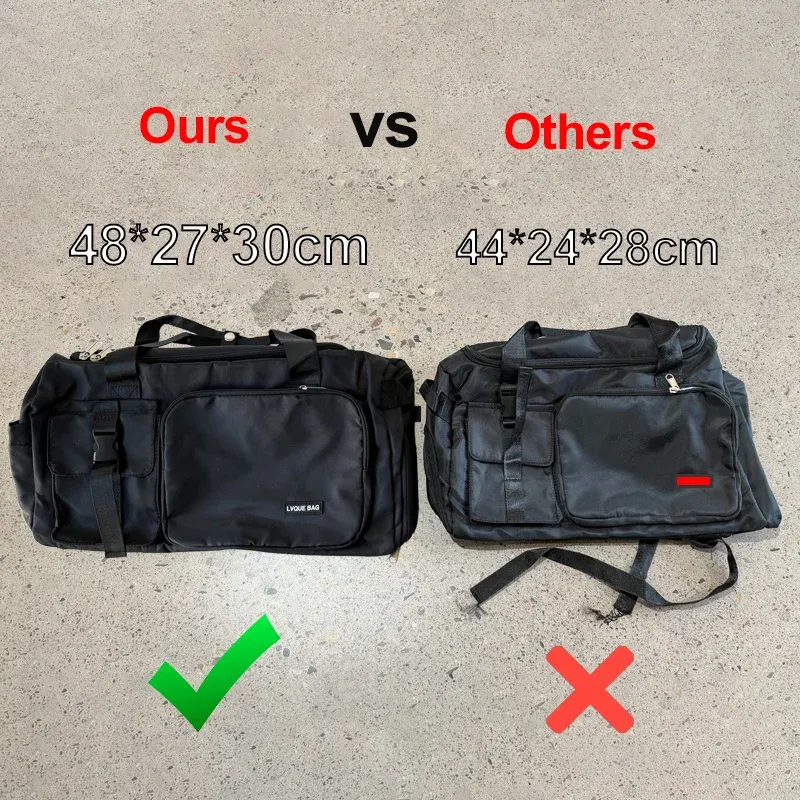 Women's Sports Gym Bag - Large Travel Duffel with Wet/Dry Separation, Shoe Pocket, and Detachable Shoulder Strap for Fitness, Swimming, and Weekends thumbnail 5