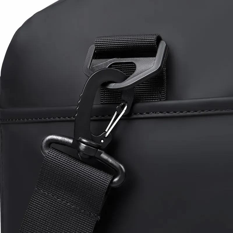 Large Capacity Sports Gym Bag Duffel - PU Leather Travel Handbag with Shoe Storage, Perfect for Vacation & Fitness showcase 4