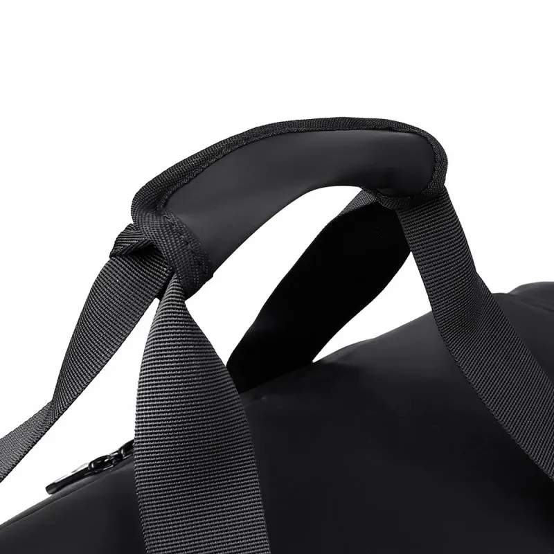 Large Capacity Sports Gym Bag Duffel - PU Leather Travel Handbag with Shoe Storage, Perfect for Vacation & Fitness showcase 3