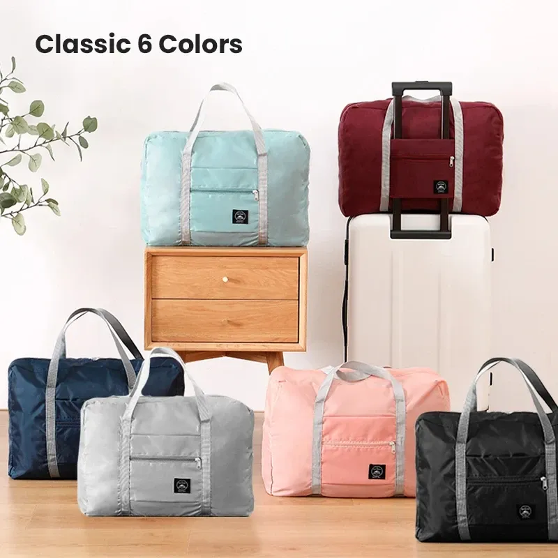 Foldable Travel Duffel Bag - Lightweight Large Capacity Carry-On for Women & Girls, Perfect for Airlines, Weekends, Gym, and Overnight Trips thumbnail 1