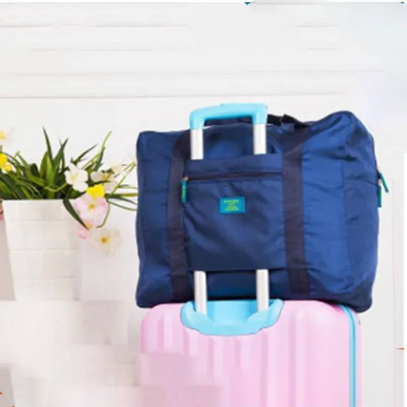 Foldable Travel Duffel Bag Lightweight Carry-On Luggage for Men & Women, Weekender Overnight Tote Bag, Durable & Spacious thumbnail 1