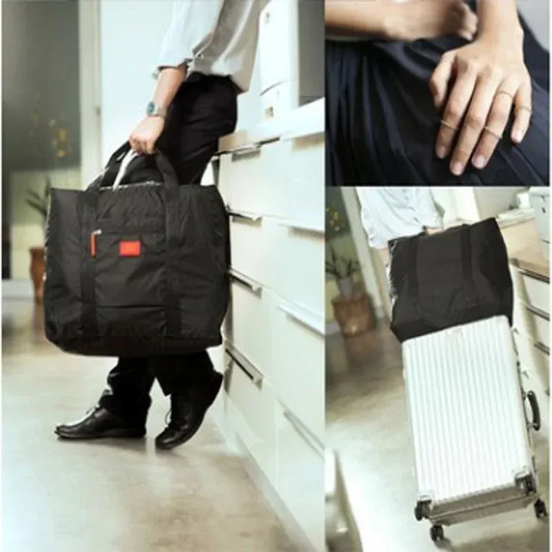 Foldable Travel Duffel Bag Lightweight Carry-On Luggage for Men & Women, Weekender Overnight Tote Bag, Durable & Spacious thumbnail 3