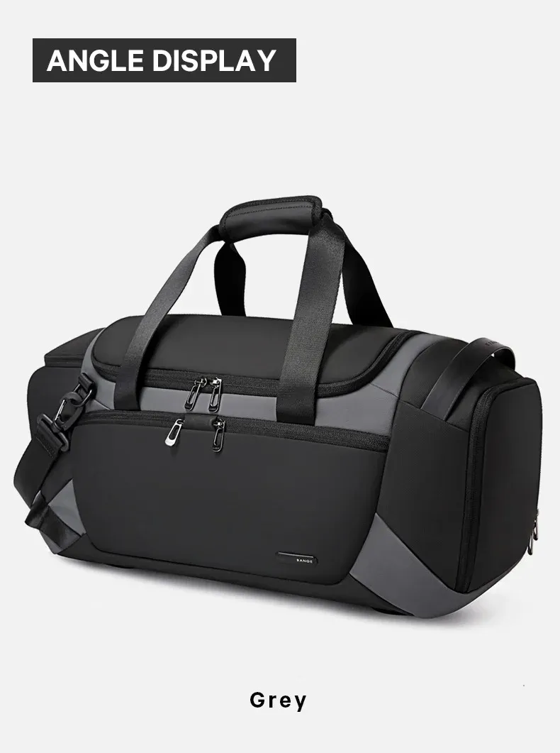 BANGE Waterproof Sports Duffel Bag 21 Inch with Shoe Compartment, Wet/Dry Pocket - Ideal Travel & Gym Bag for Men showcase 11
