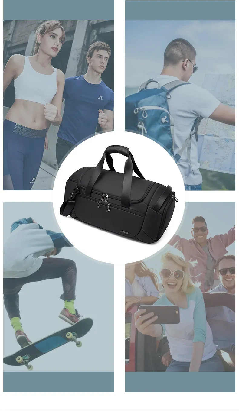 BANGE Waterproof Sports Duffel Bag 21 Inch with Shoe Compartment, Wet/Dry Pocket - Ideal Travel & Gym Bag for Men showcase 10