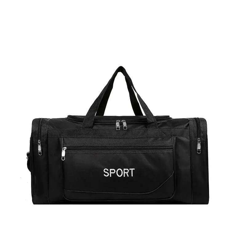 Large Capacity Travel Duffel Bag for Men - Waterproof Nylon Weekender Gym Sport Holdall with Pouch, 60x22x28cm Overnight Luggage showcase 4