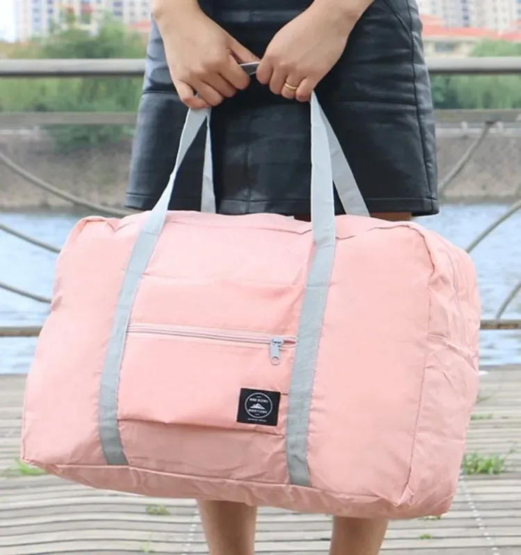 Foldable Travel Duffel Bag for Women & Girls - Lightweight Large Capacity Carry-On Sports Weekend Overnight Trip Bag showcase 3
