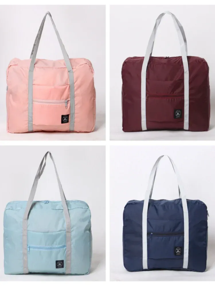 Foldable Travel Duffel Bag for Women & Girls - Lightweight Large Capacity Carry-On Sports Weekend Overnight Trip Bag showcase 1
