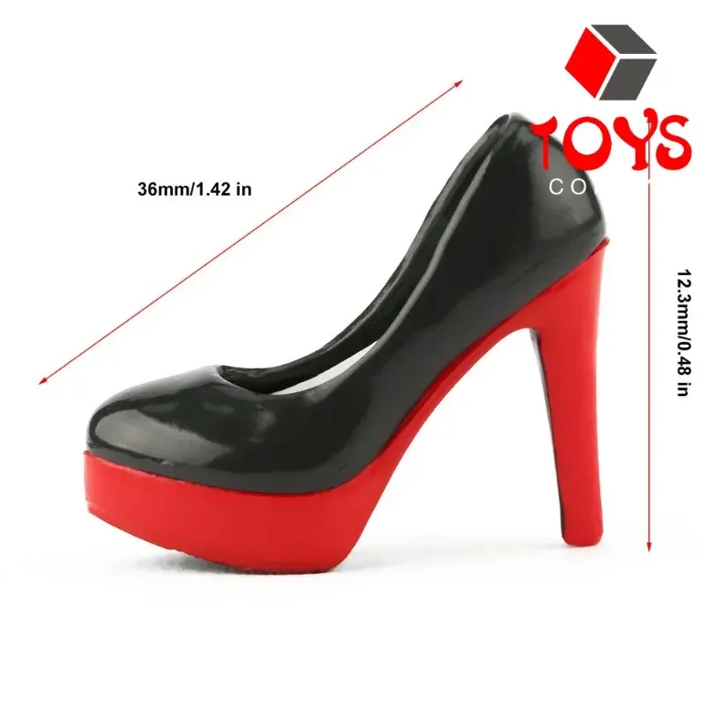 1/6 Scale Fashion High Heel Stiletto Court Shoes for 12-inch Female Action Figures - Doll Model Accessory thumbnail 5