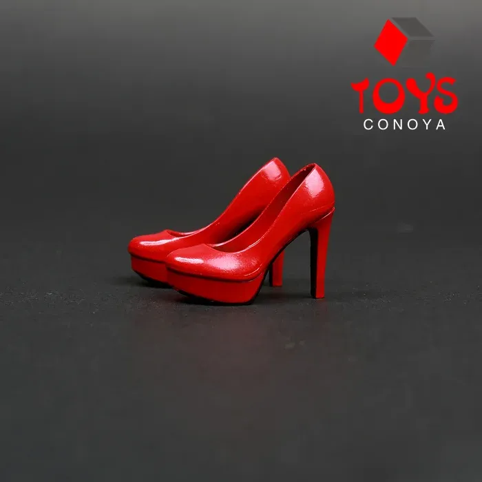 1/6 Scale Fashion High Heel Stiletto Court Shoes for 12-inch Female Action Figures - Doll Model Accessory thumbnail 4