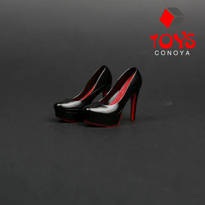 1/6 Scale Fashion High Heel Stiletto Court Shoes for 12-inch Female Action Figures - Doll Model Accessory showcase 6