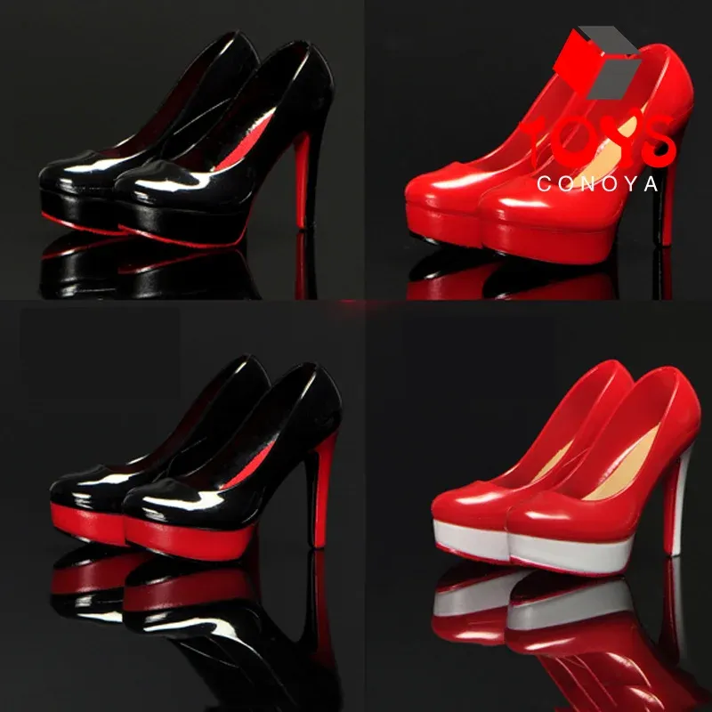 1/6 Scale Fashion High Heel Stiletto Court Shoes for 12-inch Female Action Figures - Doll Model Accessory showcase 3