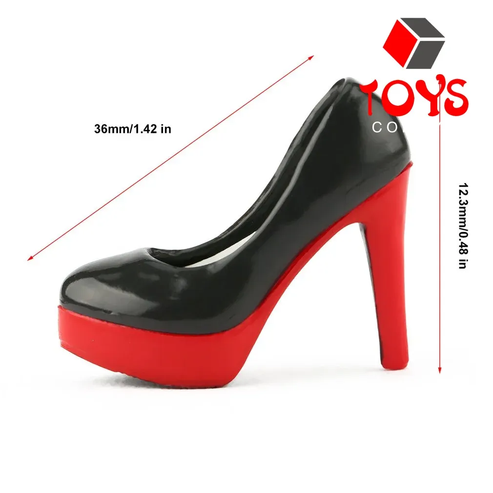 1/6 Scale Fashion High Heel Stiletto Court Shoes for 12-inch Female Action Figures - Doll Model Accessory showcase 10