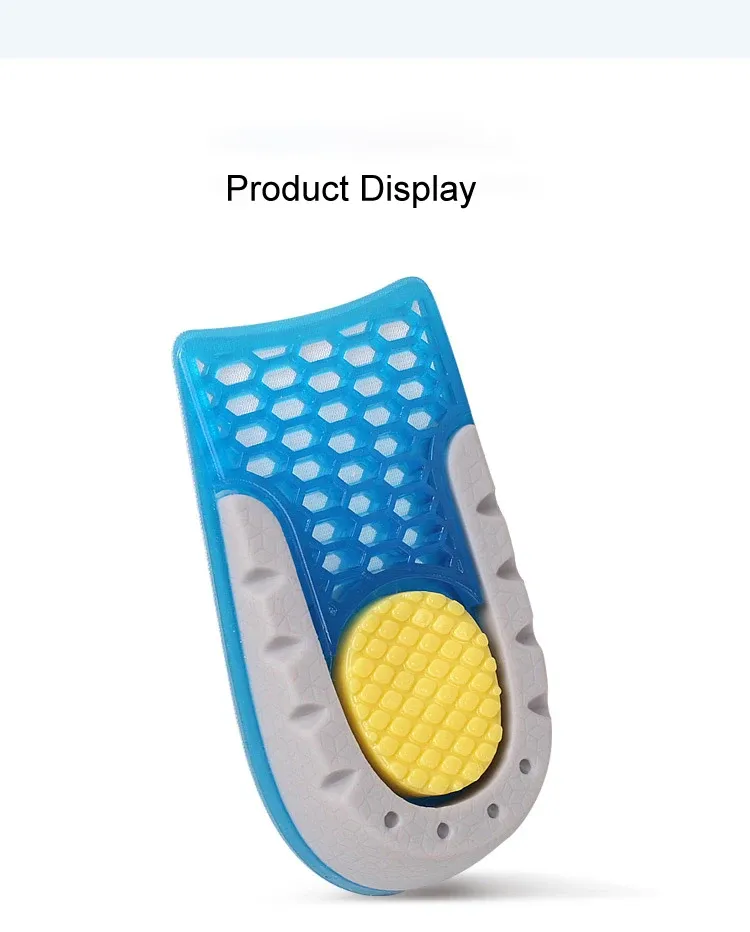 Height Increase Insoles for Men & Women - TPE Silicone Gel Invisible Heel Lifts (1-3cm) for Sports & Casual Shoes, Comfortable & Shock Absorbing showcase 8
