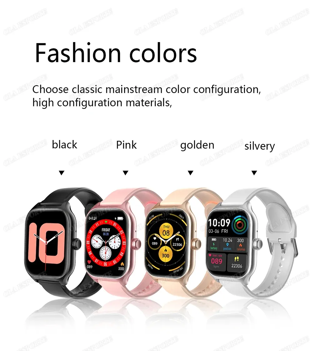 1.83" HD Smart Watch for Android & iOS - Bluetooth Call, Fitness Tracker, Heart Rate, Blood Pressure Monitor, Music Control - Stylish Alloy Case for Men & Women showcase 14