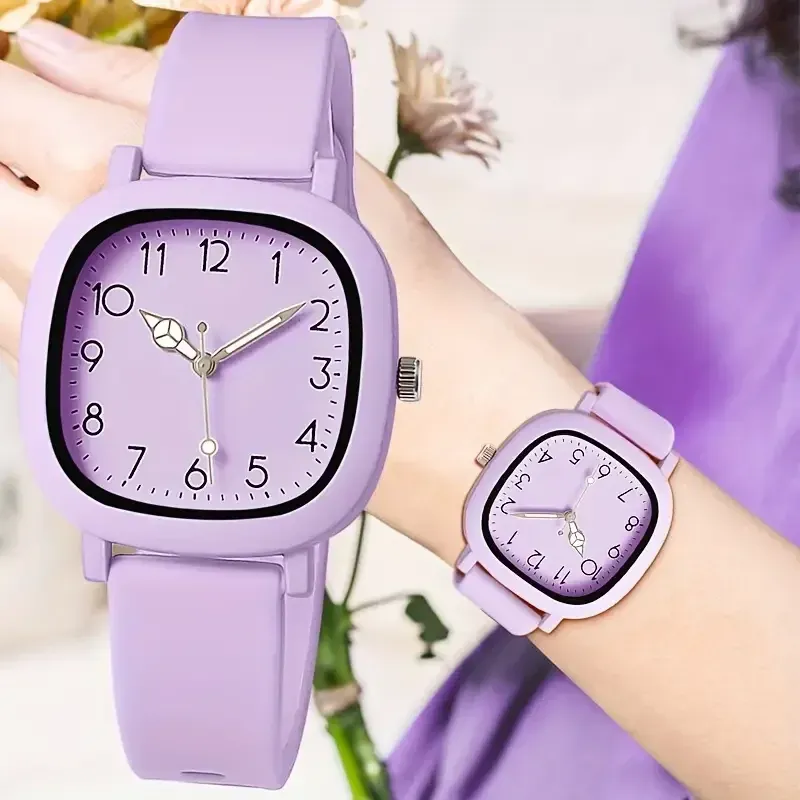 Fashionable Women's Quartz Watch with Casual Silicone Band - Stylish Ladies Wristwatch for Girls, CE Certified, Water Resistant showcase 1