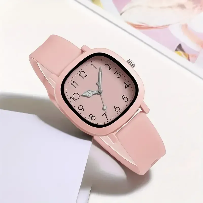 Fashionable Women's Quartz Watch with Casual Silicone Band - Stylish Ladies Wristwatch for Girls, CE Certified, Water Resistant showcase 9