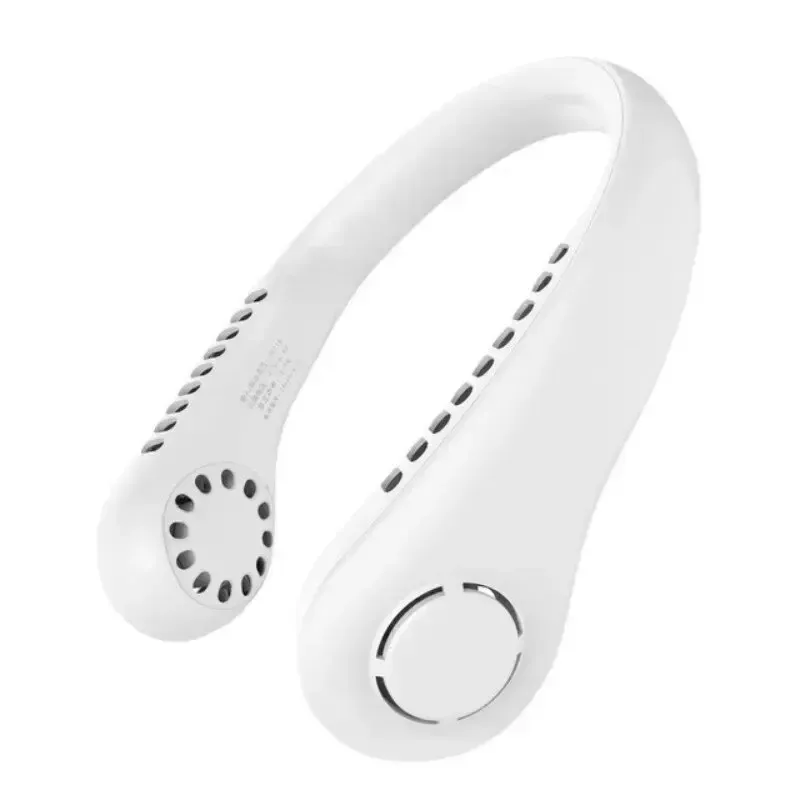 2025 Long-Lasting Portable Bladeless Neck Fan - Rechargeable Mini Air Cooler with 3 Speeds for Summer Sports & Outdoor Use thumbnail 6